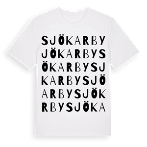 Sjökarby ordlek t-shirt – ekologisk bomull t-shirt från Pinshirt