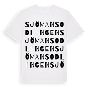 Sjömansodlingen ordlek t-shirt – ekologisk bomull t-shirt från Pinshirt