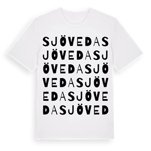 Sjöveda ordlek t-shirt – ekologisk bomull t-shirt från Pinshirt