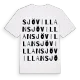 Sjövillan ordlek t-shirt