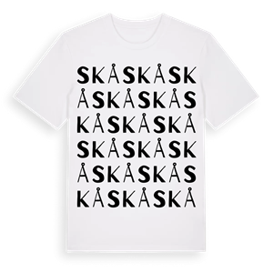 Skå ordlek t-shirt – ekologisk bomull t-shirt från Pinshirt