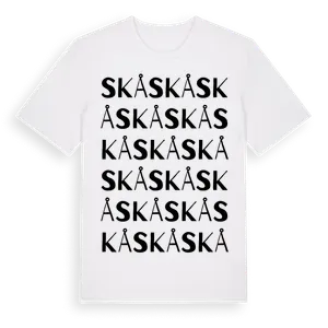 Skå ordlek t-shirt – ekologisk bomull t-shirt från Pinshirt