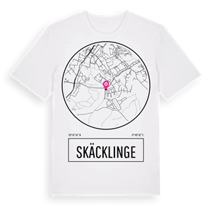 Skäcklinge t-shirt – ekologisk bomull t-shirt från Pinshirt