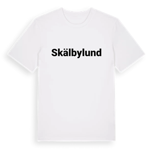 Skälbylund fetstil t-shirt – ekologisk bomull t-shirt från Pinshirt