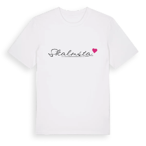 Skalmsta hjärta t-shirt – ekologisk bomull t-shirt från Pinshirt