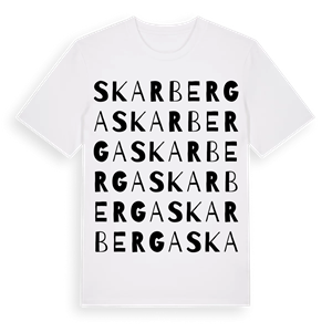 Skarberga ordlek t-shirt – ekologisk bomull t-shirt från Pinshirt