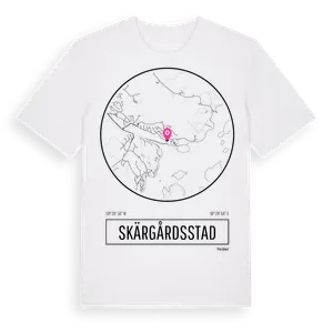 Skärgårdsstad t-shirt – ekologisk bomull t-shirt från Pinshirt