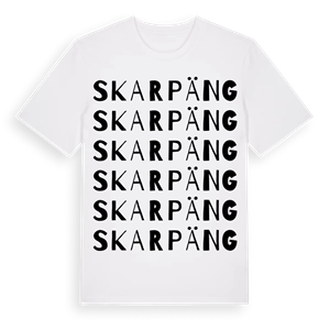 Skarpäng ordlek t-shirt – ekologisk bomull t-shirt från Pinshirt