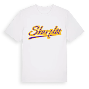 Skarplöt baseball t-shirt – ekologisk bomull t-shirt från Pinshirt