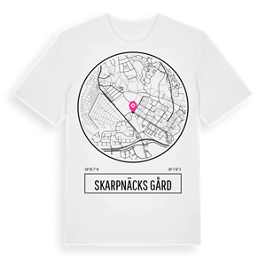 Skarpnäcks gård t-shirt – ekologisk bomull t-shirt från Pinshirt