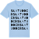 Blue Soul t-shirt med Skatudden ordlek t-shirt