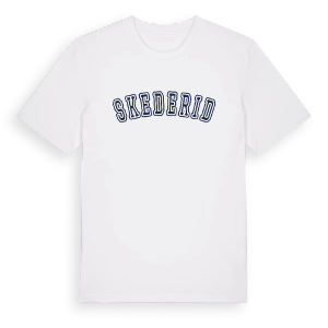 Skederid college t-shirt – ekologisk bomull t-shirt från Pinshirt