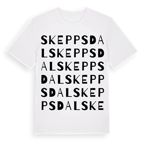 Skeppsdal ordlek t-shirt – ekologisk bomull t-shirt från Pinshirt