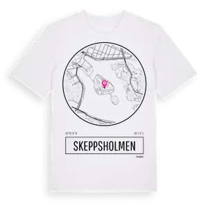 Skeppsholmen t-shirt – ekologisk bomull t-shirt från Pinshirt