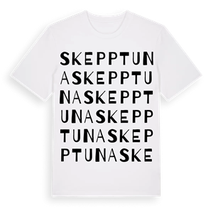 Skepptuna ordlek t-shirt – ekologisk bomull t-shirt från Pinshirt