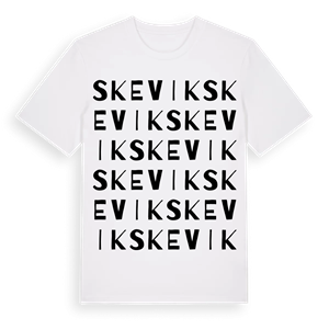 Skevik ordlek t-shirt – ekologisk bomull t-shirt från Pinshirt