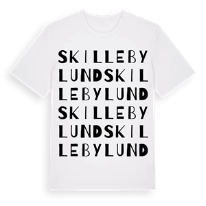 Skillebylund ordlek t-shirt – ekologisk bomull t-shirt från Pinshirt