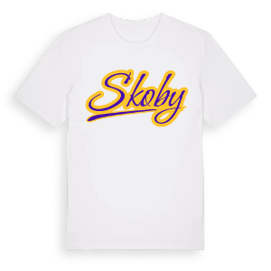 Skoby baseball t-shirt – ekologisk bomull t-shirt från Pinshirt