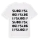 White t-shirt med Skogby ordlek t-shirt