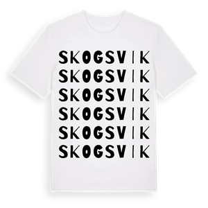 Skogsvik ordlek t-shirt – ekologisk bomull t-shirt från Pinshirt