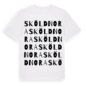Sköldnora ordlek t-shirt – ekologisk bomull t-shirt från Pinshirt
