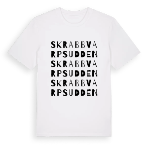 Skrabbvarpsudden ordlek t-shirt – ekologisk bomull t-shirt från Pinshirt