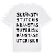 Skråmsta stuteri ordlek t-shirt