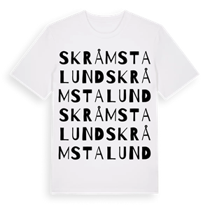 Skråmstalund ordlek t-shirt – ekologisk bomull t-shirt från Pinshirt