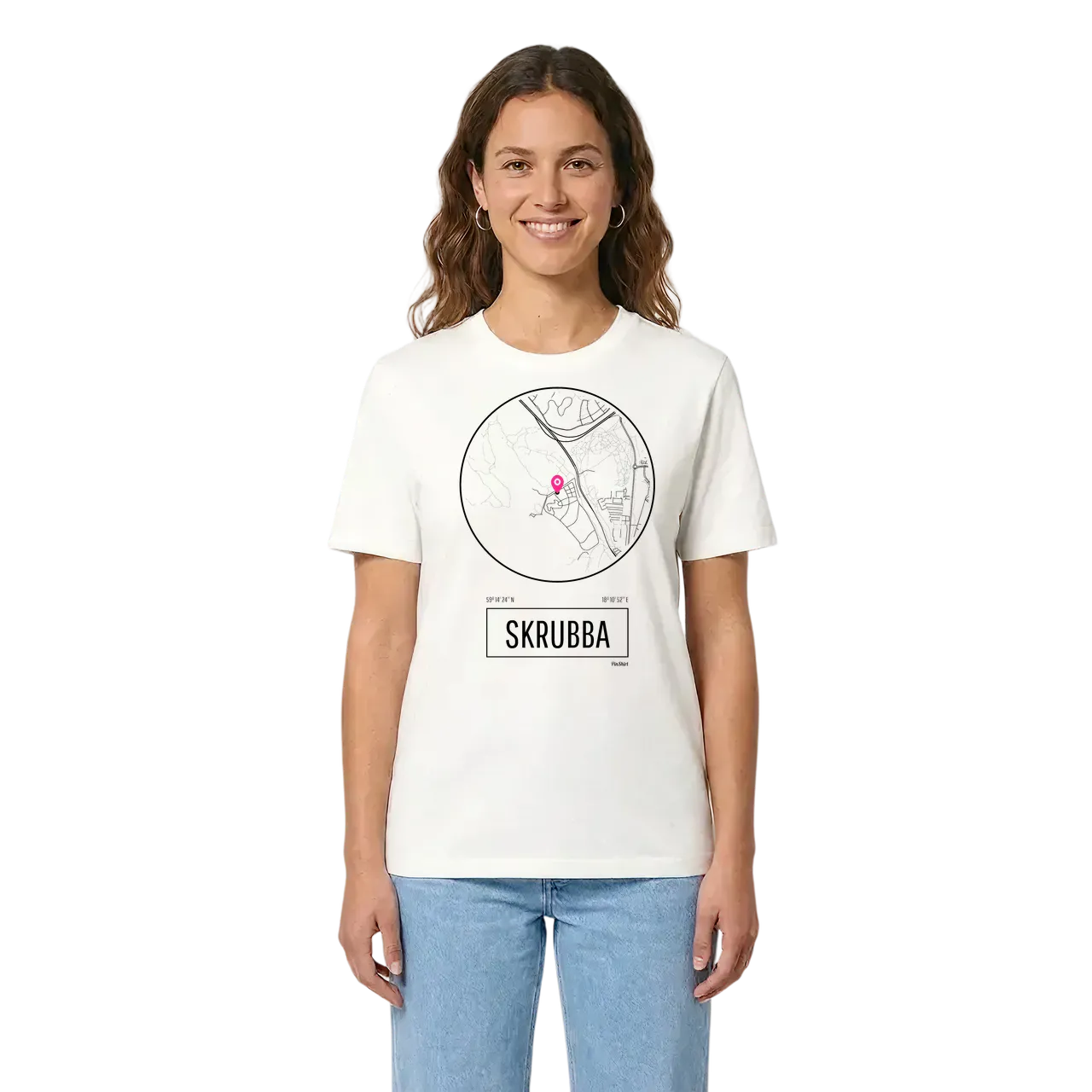 Skrubba t-shirt i miljö