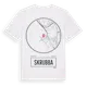 White t-shirt med Skrubba t-shirt