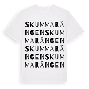 Skummarängen ordlek t-shirt – ekologisk bomull t-shirt från Pinshirt