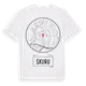 White t-shirt med Skuru t-shirt