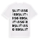 Skutans gård ordlek t-shirt