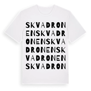 Skvadronen ordlek t-shirt – ekologisk bomull t-shirt från Pinshirt
