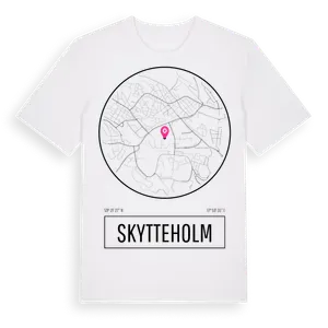 Skytteholm t-shirt – ekologisk bomull t-shirt från Pinshirt