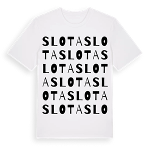 Slota ordlek t-shirt – ekologisk bomull t-shirt från Pinshirt