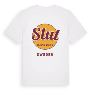 Slut cirkel t-shirt – ekologisk bomull t-shirt från Pinshirt