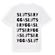 Sluts brygga ordlek t-shirt