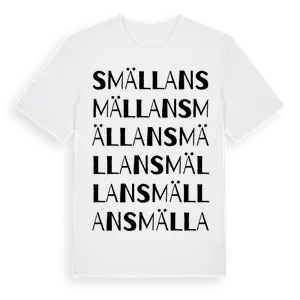 Smällan ordlek t-shirt – ekologisk bomull t-shirt från Pinshirt