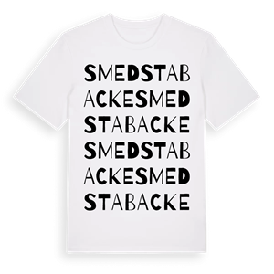 Smedsta backe ordlek t-shirt – ekologisk bomull t-shirt från Pinshirt