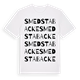 Smedsta backe ordlek t-shirt