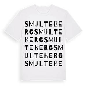 Smulteberg ordlek t-shirt – ekologisk bomull t-shirt från Pinshirt