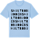 Blue Soul t-shirt med Smultronudden ordlek t-shirt