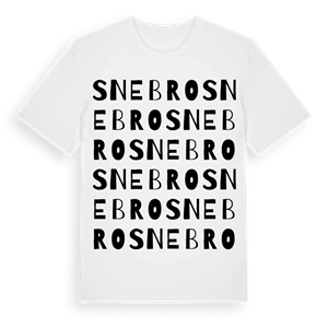 Snebro ordlek t-shirt – ekologisk bomull t-shirt från Pinshirt