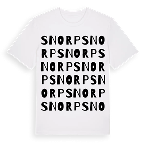 Snorp ordlek t-shirt – ekologisk bomull t-shirt från Pinshirt