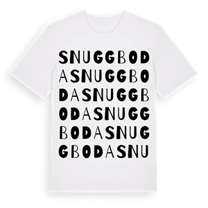 Snuggboda ordlek t-shirt – ekologisk bomull t-shirt från Pinshirt