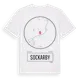 White t-shirt med Sockarby t-shirt