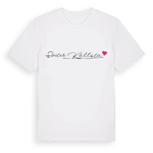 Söder Källsta hjärta t-shirt – ekologisk bomull t-shirt från Pinshirt