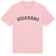 Pink Cotton t-shirt med Söderäng böjd t-shirt