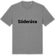 Mid Heather Gray t-shirt med Söderåva fetstil t-shirt